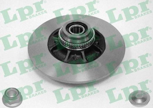 LPR R1054PCA - Bremžu diski autodraugiem.lv