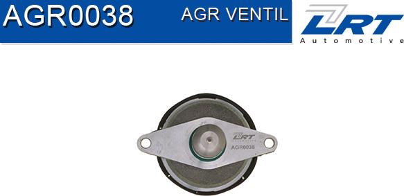 LRT AGR0038 - Izpl. gāzu recirkulācijas vārsts autodraugiem.lv