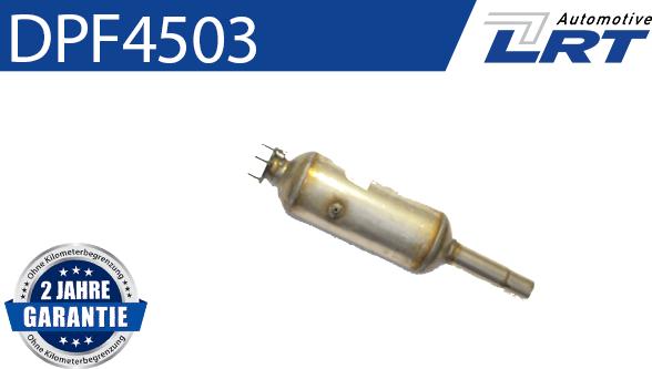 LRT DPF4503 - Nosēdumu / Daļiņu filtrs, Izplūdes gāzu sistēma autodraugiem.lv