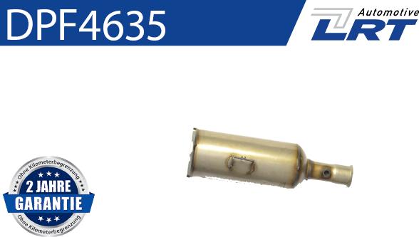 LRT DPF4635 - Nosēdumu / Daļiņu filtrs, Izplūdes gāzu sistēma autodraugiem.lv