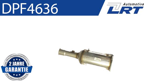 LRT DPF4636 - Nosēdumu / Daļiņu filtrs, Izplūdes gāzu sistēma autodraugiem.lv