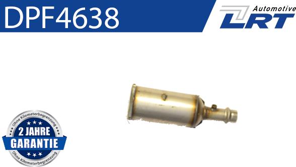 LRT DPF4638 - Nosēdumu / Daļiņu filtrs, Izplūdes gāzu sistēma autodraugiem.lv