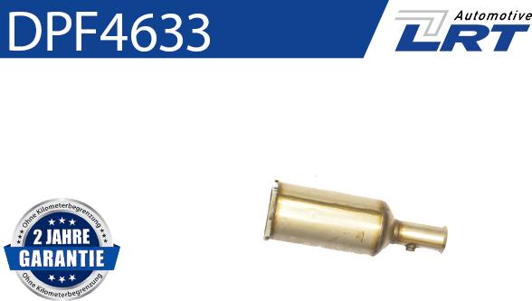 LRT DPF4633 - Nosēdumu / Daļiņu filtrs, Izplūdes gāzu sistēma autodraugiem.lv