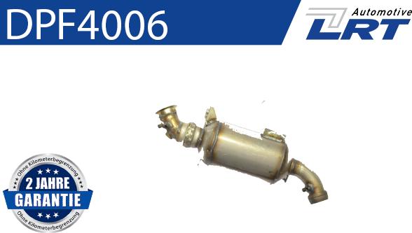 LRT DPF4006 - Nosēdumu / Daļiņu filtrs, Izplūdes gāzu sistēma autodraugiem.lv