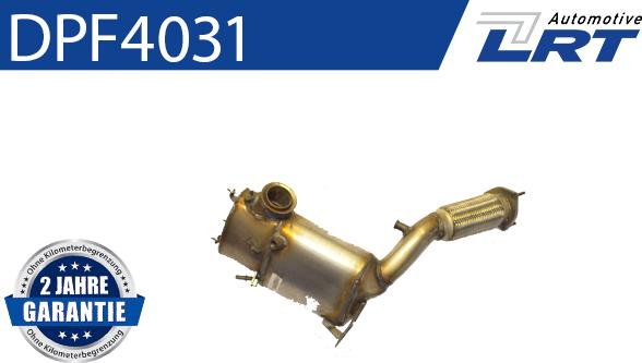 LRT DPF4031 - Nosēdumu / Daļiņu filtrs, Izplūdes gāzu sistēma autodraugiem.lv