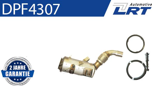 LRT DPF4307 - Nosēdumu / Daļiņu filtrs, Izplūdes gāzu sistēma autodraugiem.lv