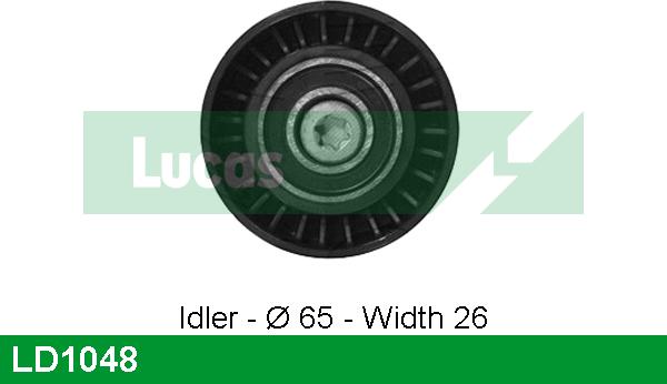 LUCAS LD1048 - Spriegotājrullītis, Gāzu sadales mehānisma piedziņas siksna autodraugiem.lv