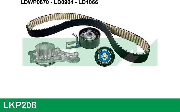 LUCAS LKP208 - Ūdenssūknis + Zobsiksnas komplekts autodraugiem.lv