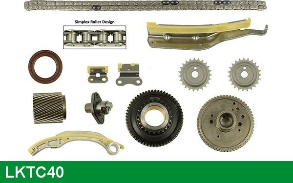 LUCAS LKTC40 - Sadales vārpstas piedziņas ķēdes komplekts autodraugiem.lv