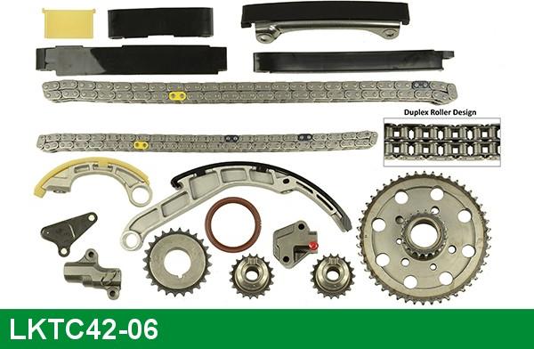 LUCAS LKTC42-06 - Sadales vārpstas piedziņas ķēdes komplekts autodraugiem.lv
