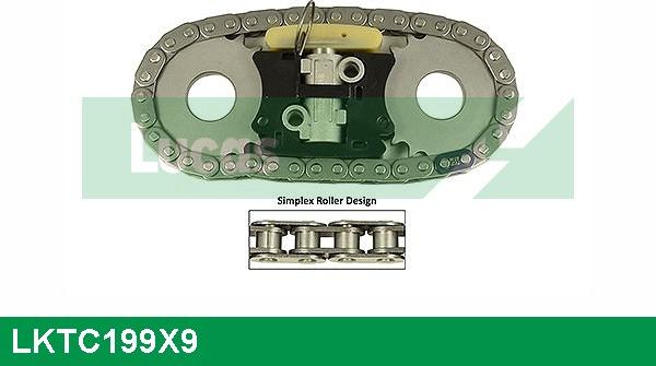 LUCAS LKTC199X9 - Sadales vārpstas piedziņas ķēdes komplekts autodraugiem.lv