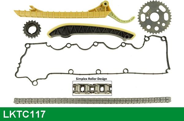 LUCAS LKTC117 - Sadales vārpstas piedziņas ķēdes komplekts autodraugiem.lv