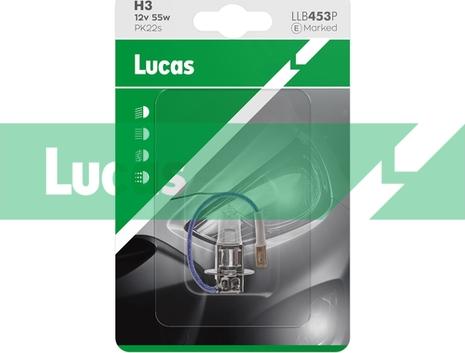 LUCAS LLB453P - Kvēlspuldze, Tālās gaismas lukturis autodraugiem.lv