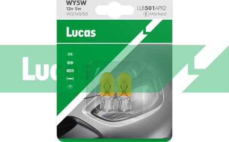 LUCAS LLB501APX2 - Kvēlspuldze, Pagriezienu signāla lukturis autodraugiem.lv