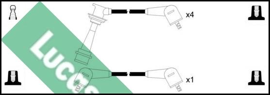 LUCAS LUC4334 - Augstsprieguma vadu komplekts autodraugiem.lv