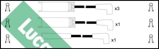 LUCAS LUC7114 - Augstsprieguma vadu komplekts autodraugiem.lv