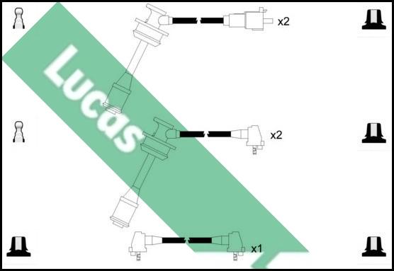 LUCAS LUC7219 - Augstsprieguma vadu komplekts autodraugiem.lv