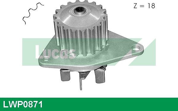 LUCAS LWP0871 - Ūdenssūknis autodraugiem.lv