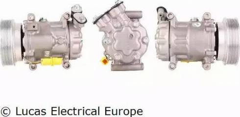 Lucas Electrical ACP550 - Kompresors, Gaisa kond. sistēma autodraugiem.lv