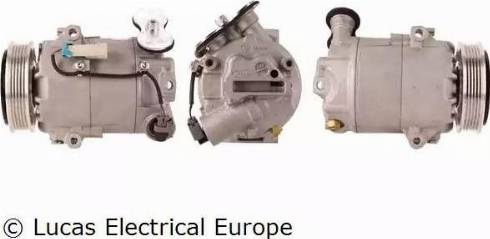 Lucas Electrical ACP522 - Kompresors, Gaisa kond. sistēma autodraugiem.lv