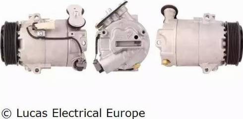 Lucas Electrical ACP617 - Kompresors, Gaisa kond. sistēma autodraugiem.lv