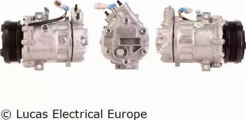 Lucas Electrical ACP165 - Kompresors, Gaisa kond. sistēma autodraugiem.lv