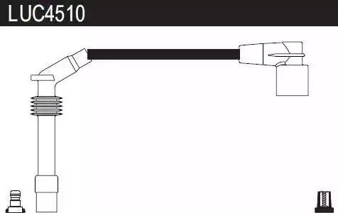 Lucas Electrical LUC4510 - Augstsprieguma vadu komplekts autodraugiem.lv