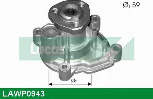 Lucas Engine Drive LAWP0943 - Ūdenssūknis autodraugiem.lv