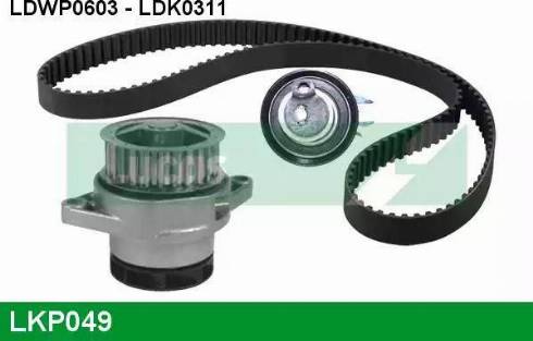 Lucas Engine Drive LKP049 - Ūdenssūknis + Zobsiksnas komplekts autodraugiem.lv