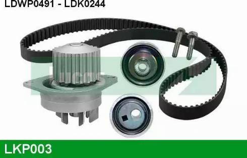 Lucas Engine Drive LKP003 - Ūdenssūknis + Zobsiksnas komplekts autodraugiem.lv