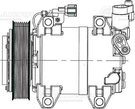 Luzar LCAC 1451 - Kompresors, Gaisa kond. sistēma autodraugiem.lv