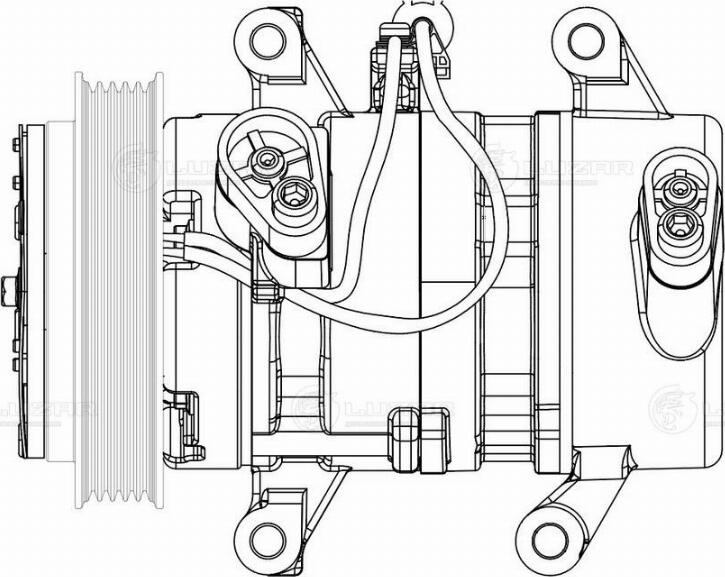Luzar LCAC 1149 - Kompresors, Gaisa kond. sistēma autodraugiem.lv