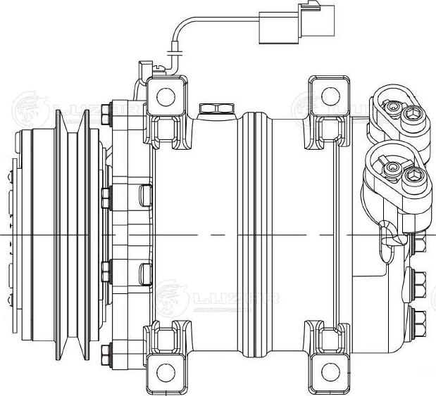Luzar LCAC1148 - Kompresors, Gaisa kond. sistēma autodraugiem.lv