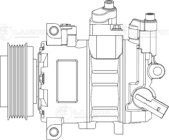 Luzar LCAC 1880 - Kompresors, Gaisa kond. sistēma autodraugiem.lv