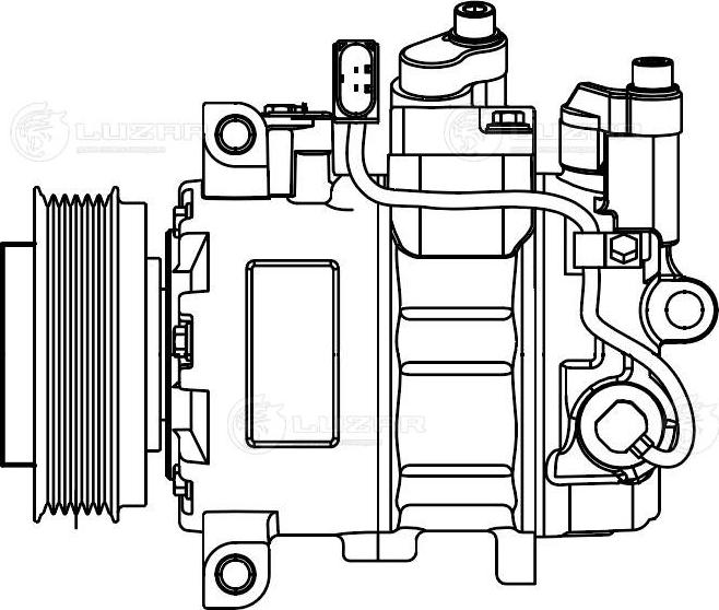 Luzar LCAC 1870 - Kompresors, Gaisa kond. sistēma autodraugiem.lv