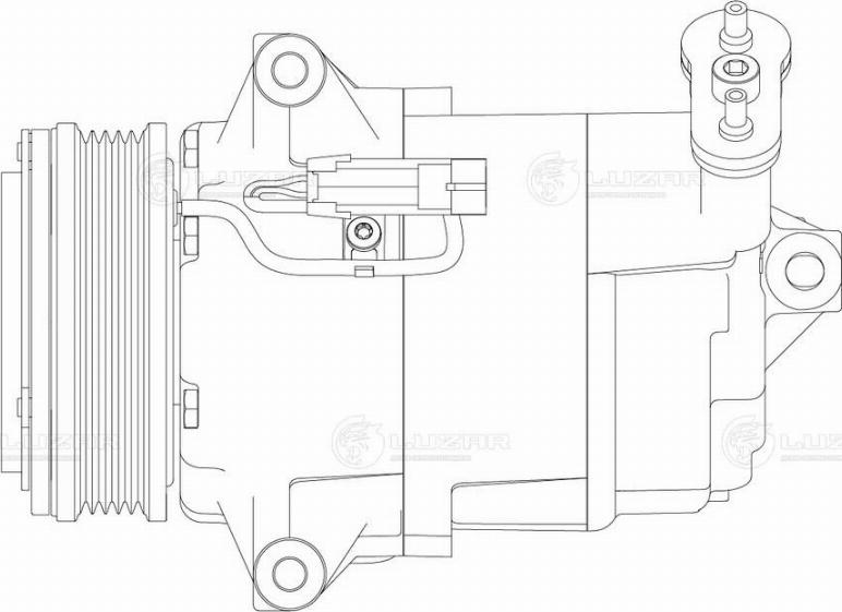 Luzar LCAC 2129 - Kompresors, Gaisa kond. sistēma autodraugiem.lv