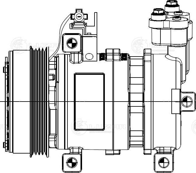 Luzar LCAC2212 - Kompresors, Gaisa kond. sistēma autodraugiem.lv