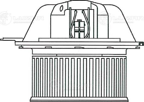 Luzar LFH15169 - Elektromotors, Salona ventilācija autodraugiem.lv