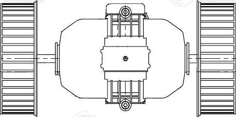 Luzar LFh 15221 - Elektromotors, Salona ventilācija autodraugiem.lv