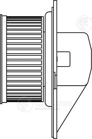 Luzar LFh 1803 - Elektromotors, Salona ventilācija autodraugiem.lv