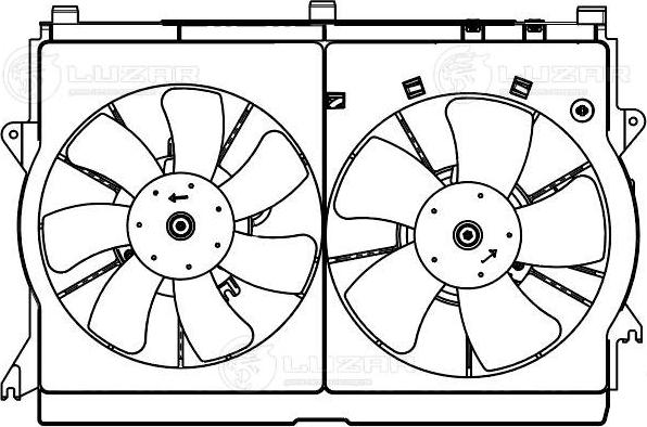 Luzar LFK 1904 - Ventilators, Motora dzesēšanas sistēma autodraugiem.lv