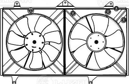 Luzar LFK 19180 - Ventilators, Motora dzesēšanas sistēma autodraugiem.lv