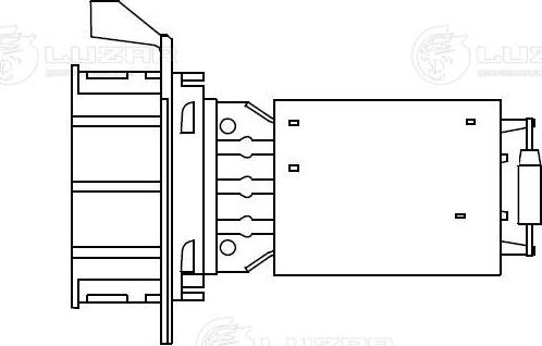 Luzar LFR 1509 - Rezistors, Salona ventilators autodraugiem.lv