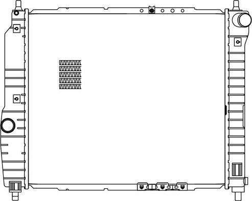 Luzar LRc 0501 - Radiators, Motora dzesēšanas sistēma autodraugiem.lv