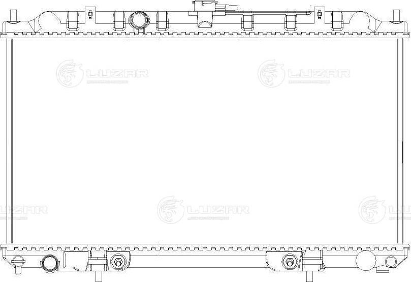Luzar LRc 14111 - Radiators, Motora dzesēšanas sistēma autodraugiem.lv