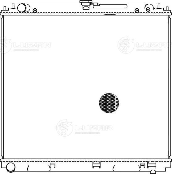 Luzar LRc 14EB - Radiators, Motora dzesēšanas sistēma autodraugiem.lv