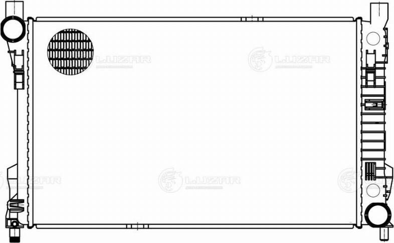 Luzar LRc 1503 - Radiators, Motora dzesēšanas sistēma autodraugiem.lv