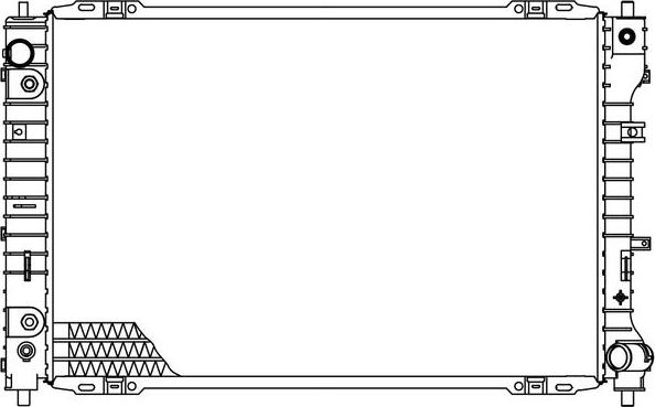 Luzar LRc 1072 - Radiators, Motora dzesēšanas sistēma autodraugiem.lv