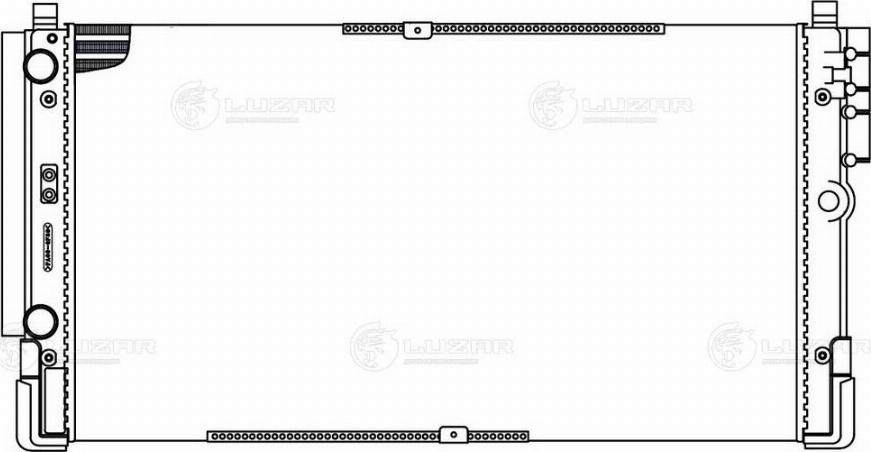 Luzar LRc 1871 - Radiators, Motora dzesēšanas sistēma autodraugiem.lv