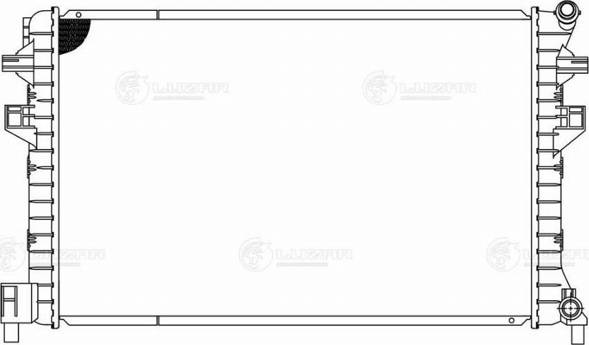 Luzar LRc 18GF - Radiators, Motora dzesēšanas sistēma autodraugiem.lv